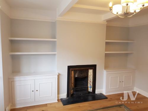 alcove cupboards with shelves1