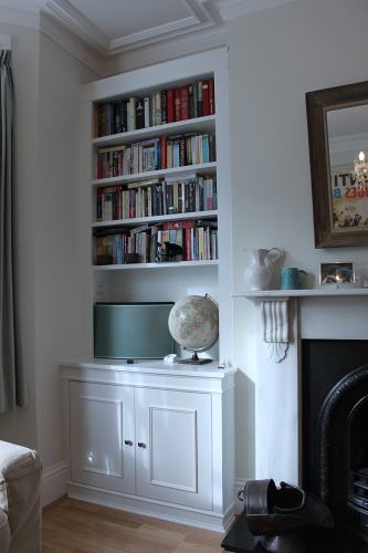 Fitted bookcase w3