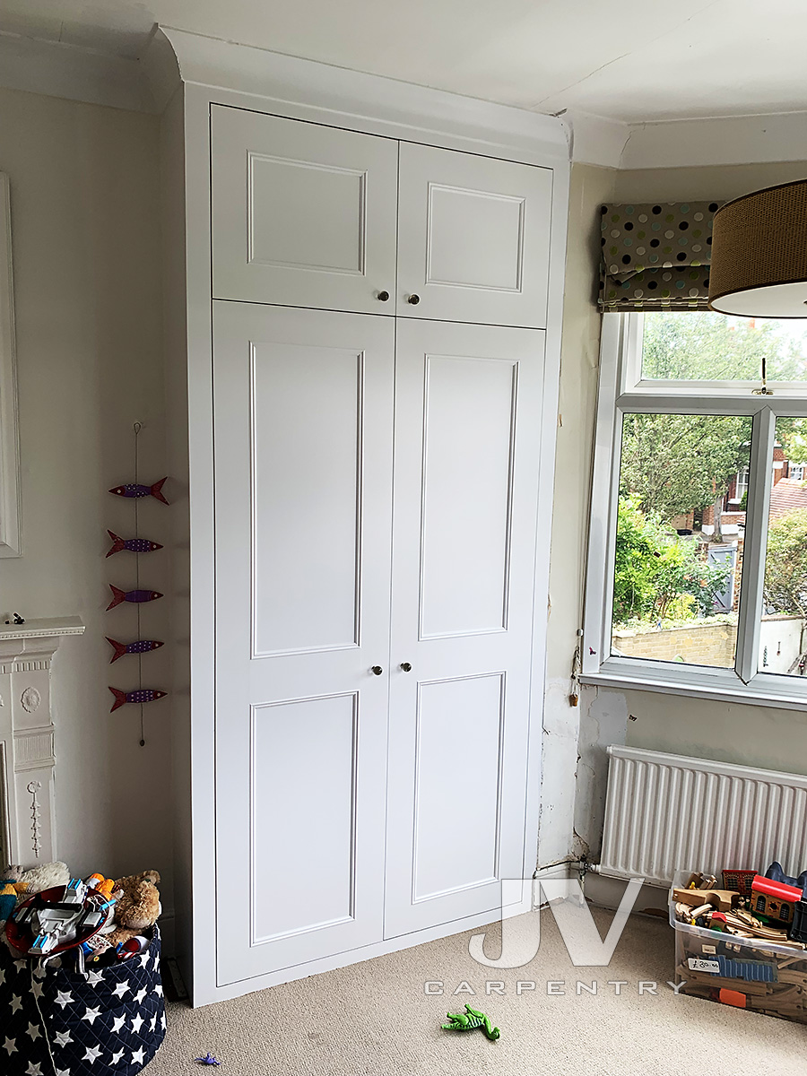 alcove fitted wardrobe (right), Wimbledon