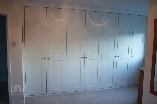 Fitted wardrobe with 7 doors