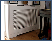bespoke furniture like radiator cover is very popular in London