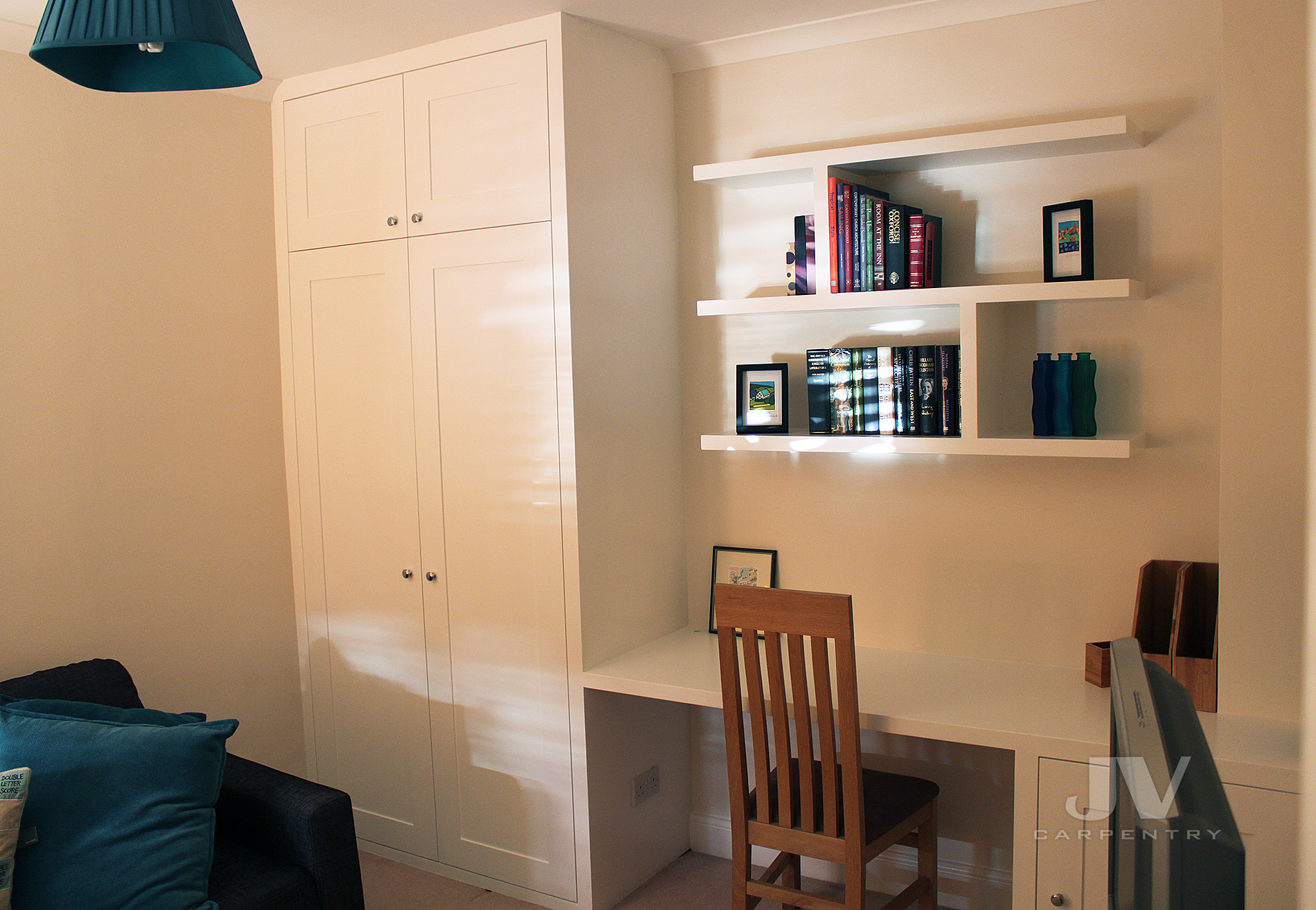 wardrobe with dressing table on the side