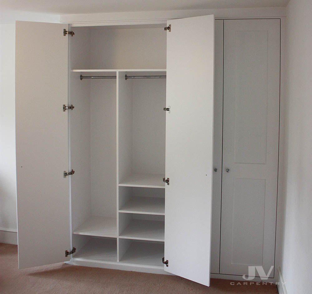 Bespoke wardrobe interior design. This picture showing an idea how to manage the space inside the wardrobe